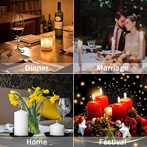 Bulk Candle Wicks 100 Pcs with 60Pcs Candle Wick Stickers and 10 Pcs Wooden Candle Wick Centering Device for Soy Beeswax Candle Making (6inch) ANTUNIHOD