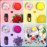 SAEUYVB Candle Making Kit, Full Set - Soy Wax, Candle Wick, Stirring Spoon, 4.4 oz Candle Jar & More - DIY Starter Scented Candles Making Kit SAEUYVB