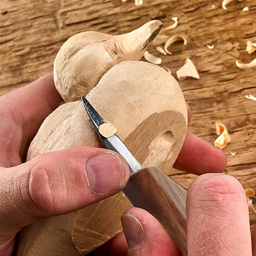Tekchic Wood Carving Tools Whittling Kit- Woodworking Kit Large Whittling Kit, Deluxe Spoon Carving Knife Kits for Beginners, 13 Knives Set with TEKCHIC