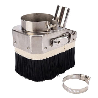 shamjina Spindle Dust Shoe Cover Cleaner for CNC Router Engraving Machine, 80mm Diameter