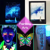 Glow in The Dark Pigment Powder - Epoxy Resin Color Pigment Dyes for DIY Slime Coloring Kit - Luminous Skin Safe Long Lasting Self Glowing for Limino