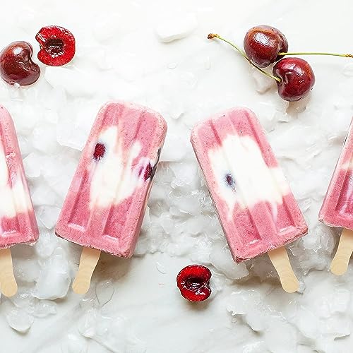 KTOJOY 55 Pcs Wooden Fan Handles 8 inch, Jumbo Craft Sticks for Wedding Programs, or Paint Mixing Crafts Home Art Projects, Classroom Art Supplies KTOJOY