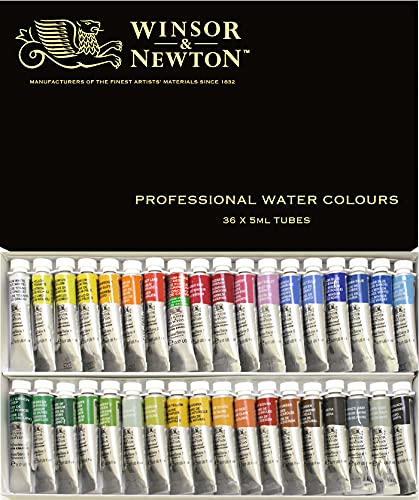 Windsor & Newton Artists Water 5ML tube 36C set (japan import) - WoodArtSupply