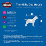 TRIXIE Pet Products Dog Club House, Large,Glazed Pine,40.75x26.75x28.25 Inch (Pack of 1),39552 TRIXIE