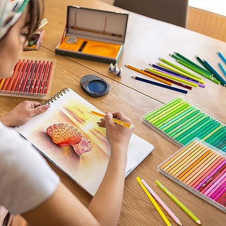 520 Colored Pencils, Rich Pigmented Soft Core Coloring Pencils, Pre-sharpened Color Pencil Set with DIY Color Chart, Artist Quality Colored Pencils Lelix