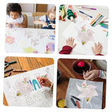 Kisangel 20pcs Handmade Windmill Toys Kids Outdoor Playset Christmas Toy Unfinished Pinwheel Colo r Your Own Wind Spinners Blank Pinwheels DIY Kisangel