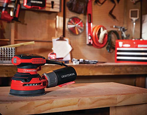 CRAFTSMAN Orbital Sander, 5 inch, 12,000 OPM, 3 Amp, Corded (CMEW231) Craftsman