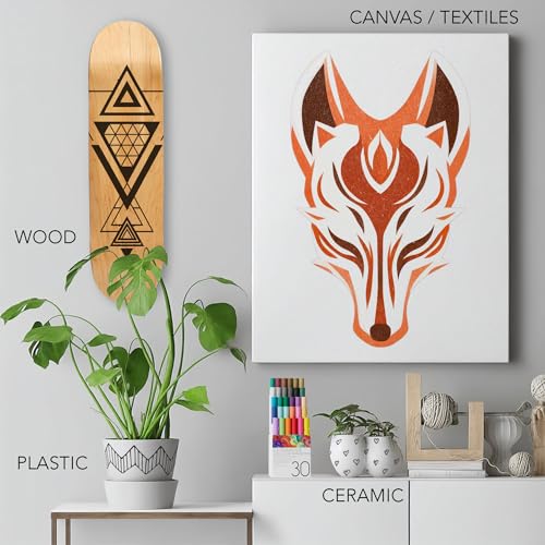 CHROMATEK Dual Tip Acrylic Paint Pens for Rock Painting, Stone, Ceramic, Glass, Wood - 30 Vibrant Solid Colors - Waterproof, Quick Drying, Never Fade CHROMATEK