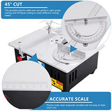 MXBAOHENG Mini Table Saw S3 Portable Precision Craft Table Saw, 1/2" Adjustable Cut Depth, Seven Speed Adjustable Power Supply, Small Hobby Table Saw MXBAOHENG