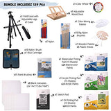 J MARK Premium Large Painting Kit – All in Deluxe Acrylic, Watercolor and Oil Painting Set J MARK