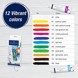 Faber-Castell Acrylic Paint Set - 12 Paint Tube Colors, Acrylic Paint Set for Adults Faber-Castell