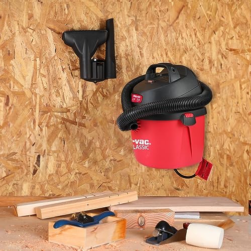 Shop-Vac 2.5 Gallon 2.0 Peak HP Wet/Dry Vacuum, Portable Compact Shop Vacuum with Top Handle, Wall Bracket & Attachments Shop-Vac