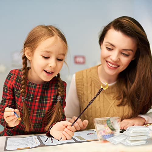 Magic Wand Making Kit for Kids Adults DIY Craft Set Wizard Birthday Party Supplies Make Your Own Wands 24-Piece Maikoi