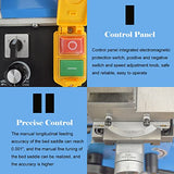 INTBUYING Mini Metal Lathe Machine 7''x14'' Benchtop Lathe Machine Precision Hobby DIY Table Lathe Horizontal Metalworking Wood Lathe Machine INTBUYING