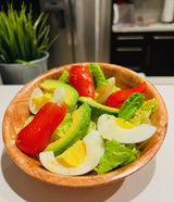 United Brands USA Wood Wooden Salad Bowl Set 6 (6 inches) United Brands USA