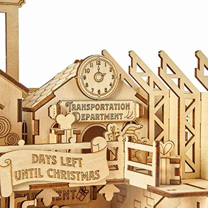 bennama 3D Wooden Puzzles Santa's Factory Model Kits, Brainteaser and Puzzle for Christmas/Birthday,Gifts for Adults and Teens to Build Combination - WoodArtSupply