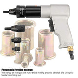 Pneumatic Riveting Gun Pull Nut Automatic Air Riveter Nut Gun Tool Akozon