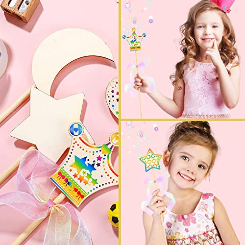 Wooden Dowel Dods Wood Dowels, 10PCS 1/2 x 12" Round Wooden Sticks for Craft, Macrame Dowel, Unfinished Hardwood Sticks for Arts and DIYers, Coowayze