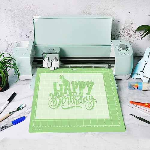 Gwybkq Cutting Mats 12x12 for Cricut Explore One/Air/Air 2/Maker 3/Maker 4 Pack Adhesive Sticky Non-Slip Durable Mat Replacement Accessories Gwybkq