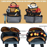 MELOTOUGH Tool Belt with Suspenders Tool Bag Suspenders Framers Comb Apron Tool Belt Construction Tool Pouch Builder Heavy Duty Carpenter Suspension MELOTOUGH