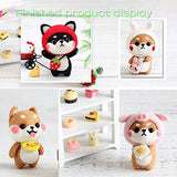 UOOU Needle Felting Kit for Beginners, Wool Felting Kit with 6 Pcs Colorful Needle Felting Needles and Instructions, Wool Felting Supplies for UOOU