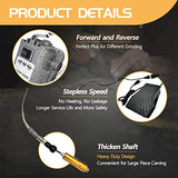 TUNTROL 1000W 30000RPM Flex Shaft Rotary Tool, Thicken 1/4" Flexible Shaft with Stepless Speed Foot Pedal, Hanging Grinder Carver Electric TUNTROL