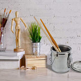 US Art Supply Stainless Steel Leak-Proof Deluxe Brush Washer US Art Supply
