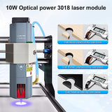 LASER TREE 80W Laser Module, 10W Optical Power Output Laser Engraving Module with Air Assist, Built-in FAC, Double Ultra-Fine Compressed Spot Laser LASER TREE
