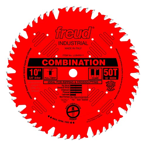 Freud LU84R011: 10" Combination Blade - WoodArtSupply