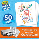Crayola Color Wonder Mess Free Coloring, Blank Coloring Pages, 50 Count, Printable Page Refill Set Crayola