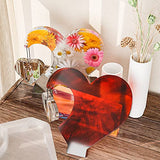 Large Photo Frame Resin Molds, Heart Shape Silicone Molds for Epoxy Resin, DIY Picture Frame Display Unique Mold for Resin Casting Art Crafts Table Wehous