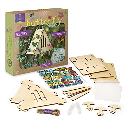 PlayMonster AW118 Make a Butterfly House Craft-Tastic - WoodArtSupply