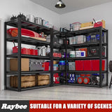 Raybee Garage Shelving Heavy Duty Storage Shelves 2000LBS Adjustable Garage Storage Shelves 5 Tier Metal Shelving Unit for Garage Heavy Duty Shelving Raybee