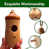 Wodpesur Hummingbird House - Natural Wooden Hummingbird Houses Bird Houses for Outside Hanging, Gardening Gifts Home Decoration, 3 Packs Wodpesur