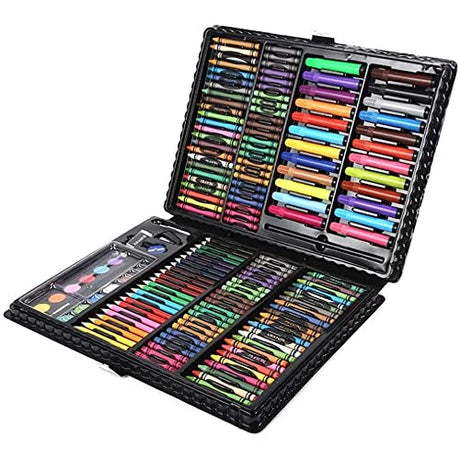 RMENST 168-Piece Art Set, Deluxe Professional Color Set, with Portable Case, Art Kit Gift Painting & Drawing Supplies Kit RMENST