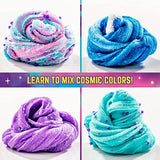GirlZone Cosmic Cloud Slime Kit, Premade Galaxy Slime Kit for Girls with Slime Glitter and Inks, Slime Fun Straight Out of The Tub, Great Slime Kits GirlZone