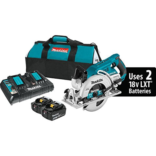 Makita XSR01PT 36V (18V X2) LXT® Brushless Rear Handle 7-1/4" Circular Saw Kit (5.0Ah) - WoodArtSupply