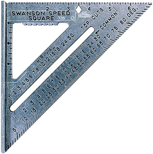 SWANSON S0101CB Speed Square Layout Tool with Blue Book and Combination Square Value Pack Swanson Tool Co., Inc