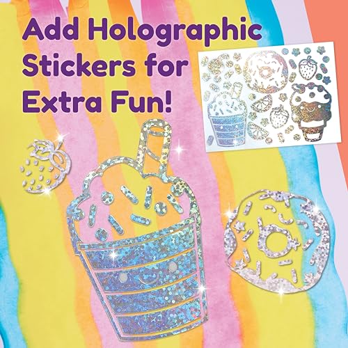 Creativity for Kids Squeegeez Magic Reveal Art Kit: Kawaii - Arts and Crafts for Kids Ages 7-12+, Gifts for Girls and Boys Creativity for Kids