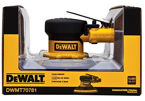 DEWALT Air Sander, Pneumatic Sander, 12k RPM Professional Palm Sander (DWMT70781L) DEWALT