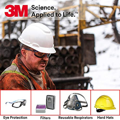 3M Safety Glasses, Virtua, ANSI Z87, 20 Pairs, Indoor/Outdoor Clear Hard Coat Lens, Clear Frame