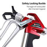 Airless Paint Spray Gun High Pressure 4000 PSI with Reversible 517 Nozzle Tip Guard Swivel Joint for Airless Paint Sprayers ZT-PRO ZHUITU