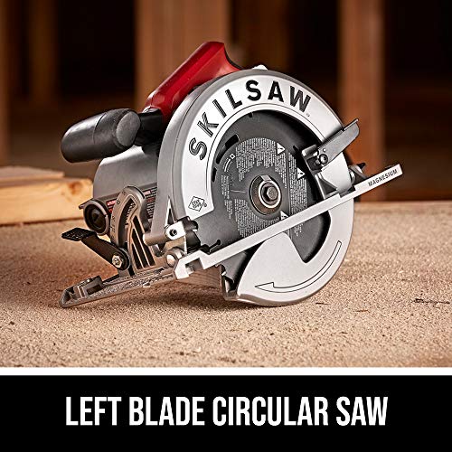 SKIL 15 Amp 7-1/4 Inch Magnesium Left Blade Sidewinder Circular Saw Skilsaw - SPT67M8-01 Skil