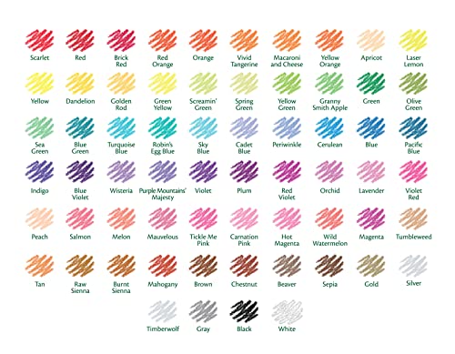 Crayola Mini Colored Pencils (Colors may vary), Coloring Supplies for Kids, 64 Count, Gift Crayola