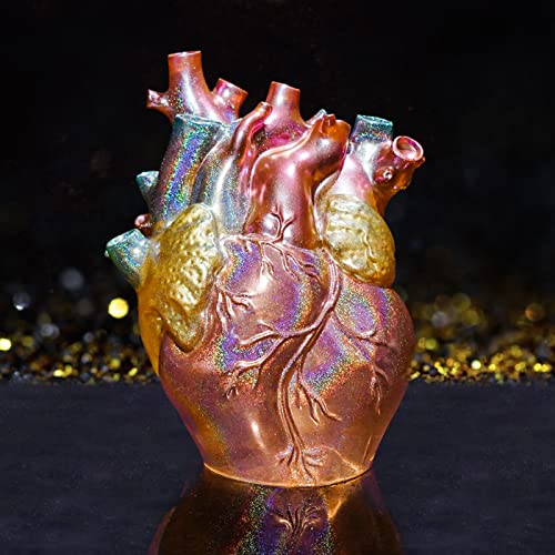 LET'S RESIN 0.08mm Holographic Glitter, Ultra Fine Glitter for Epoxy Resin/Resin Molds, Sparkle Saturated Color Glitter Powder for Nail Art, Slime, LET'S RESIN