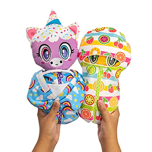 Scentco OMG Snuggle Me! Bedtime Buddies (Sleeping Bag Series), Scented Surprise Collectible 10 inch Plush Toys (Mystery Blind Bag) Scentco