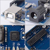 DAOKI CNC Shield V3.0 Expansion Board Kit with Board for Arduino, 4PCS DRV8825 Stepper Motor Driver and Heatsink, 10PCS Jumper Cap, USB Cable for DAOKI