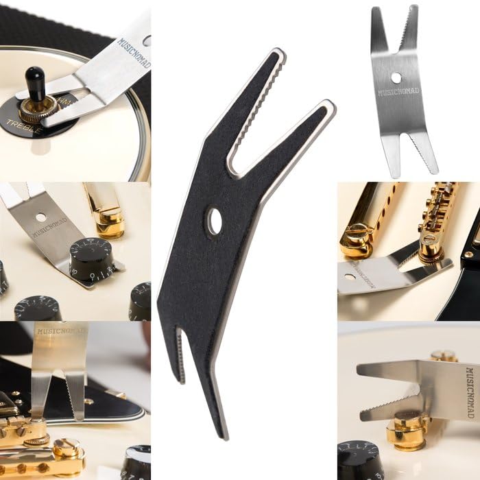 MusicNomad Premium Spanner Wrench with Microfiber Suede Backing (MN224) MusicNomad