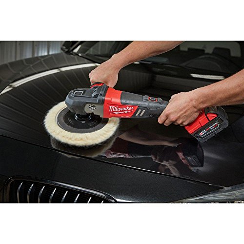 Milwaukee 2738-20 M18 18-Volt FUEL Lithium-Ion Brushless Cordless 7 inch Variable Speed Polisher (Tool-Only) - WoodArtSupply