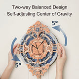 ROKR 3D Wooden Puzzles for Adults Mechanical Clock Kits-Romantic Notes Clock, DIY Clock Model Kits Brain Teaser Puzzles, DIY Crafts/Hobbies/Gifts ROKR